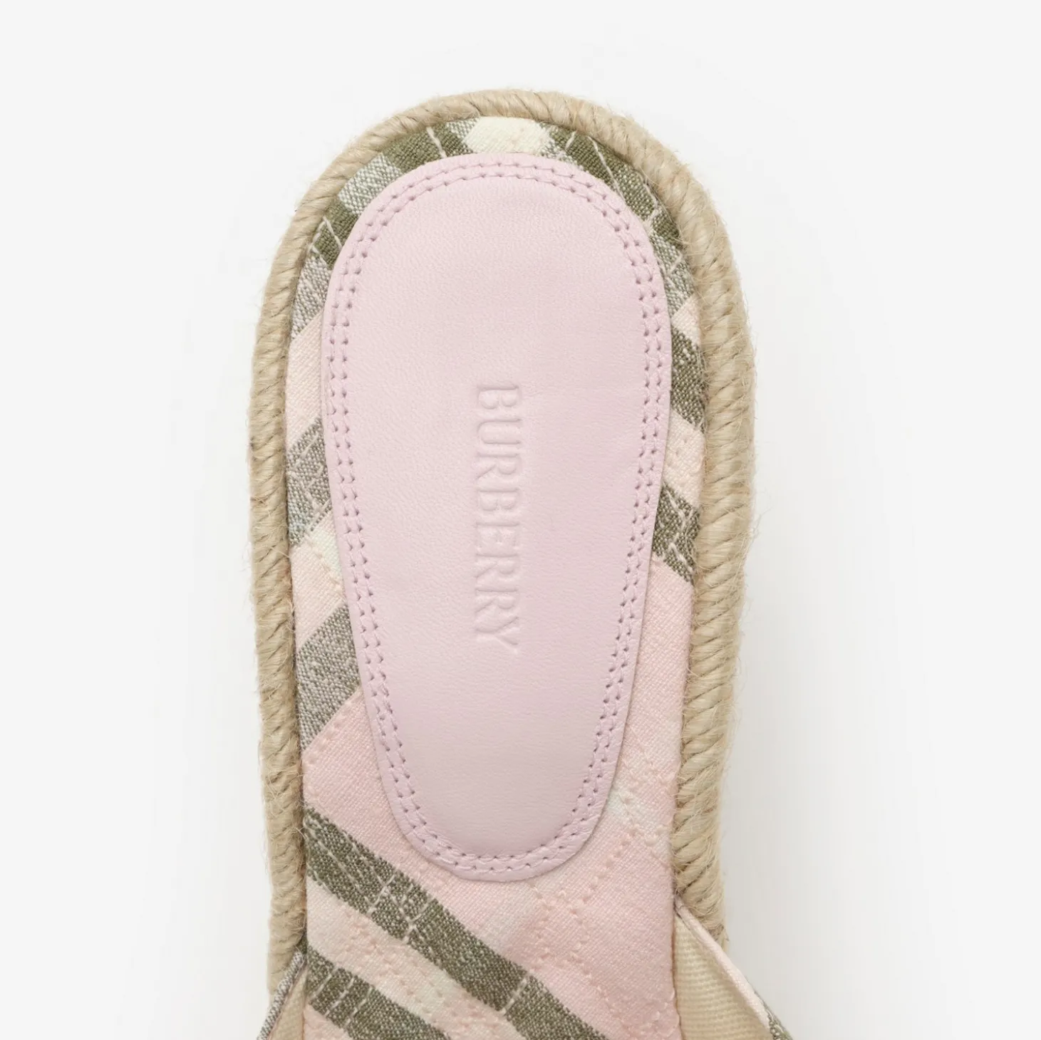 Check Mews Espadrille Mules