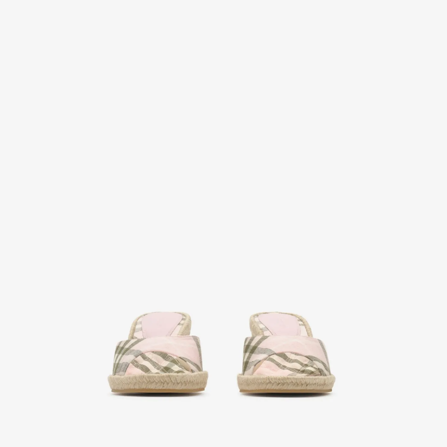 Check Mews Espadrille Mules