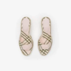 Check Mews Espadrille Mules