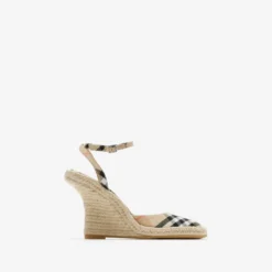 Check Mews Espadrille Pumps