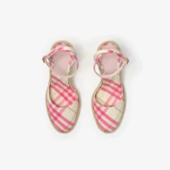 Check Mews Espadrille Pumps​