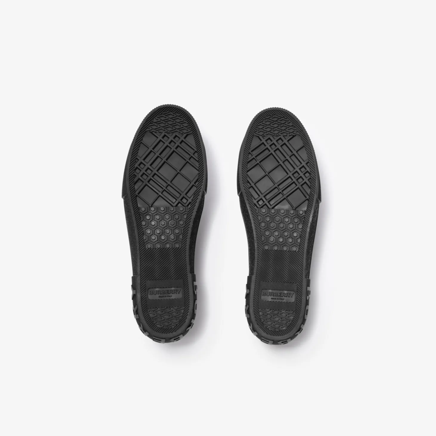 Check Nylon Blend Sneakers