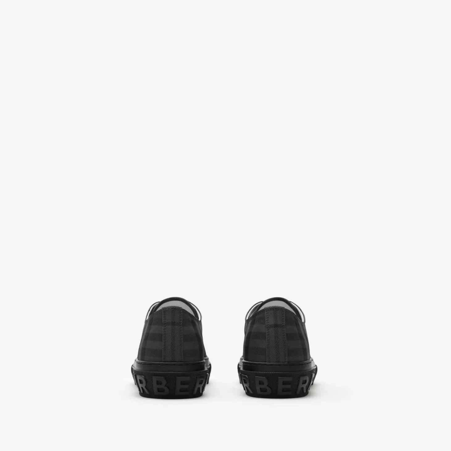 Check Nylon Blend Sneakers