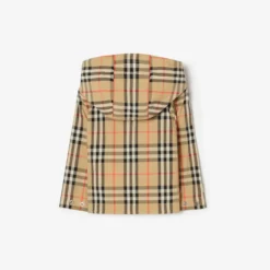 Check Nylon Hooded Jacket