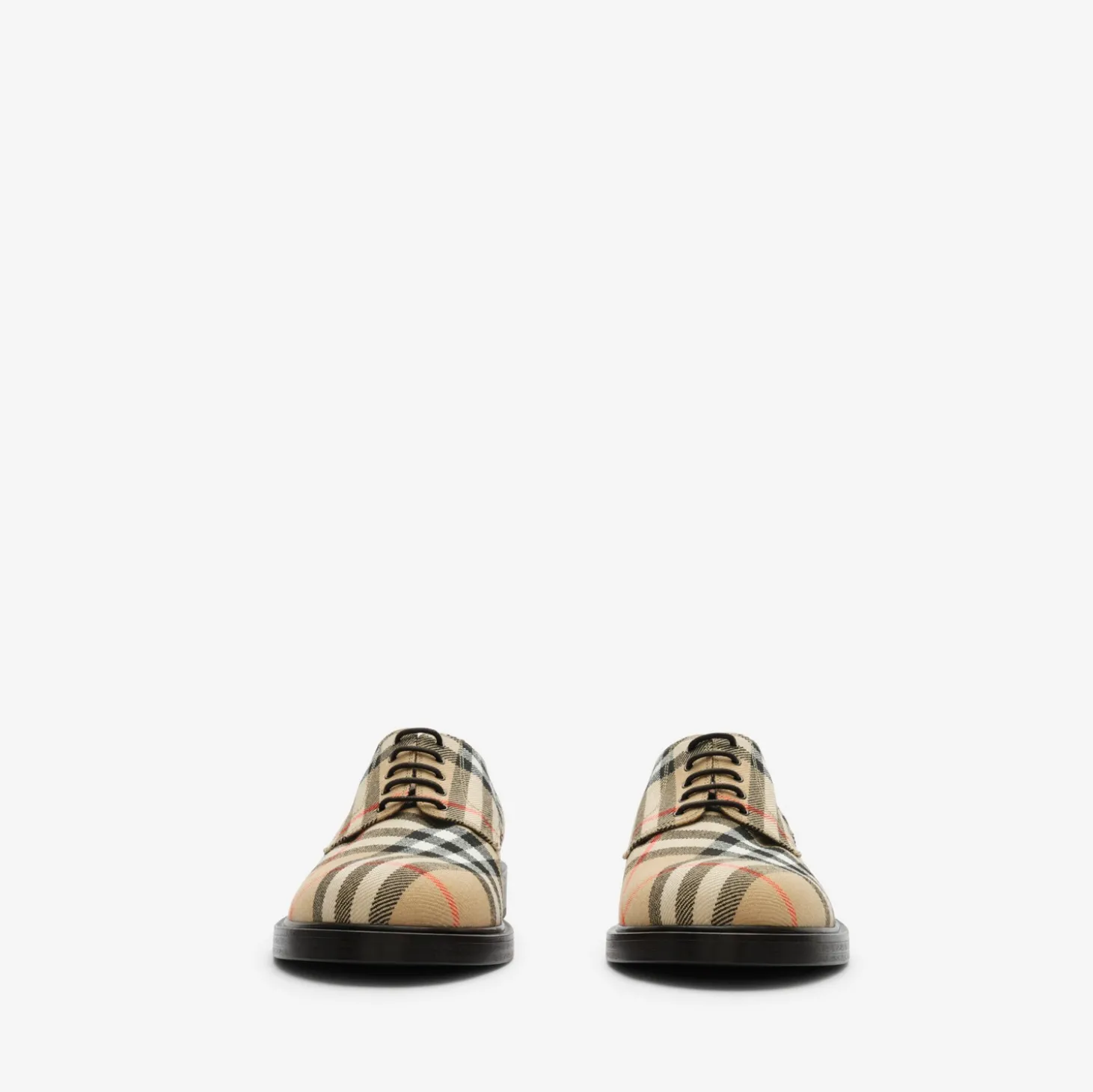 Check Pembroke Derby Shoes