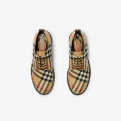 Check Pembroke Derby Shoes