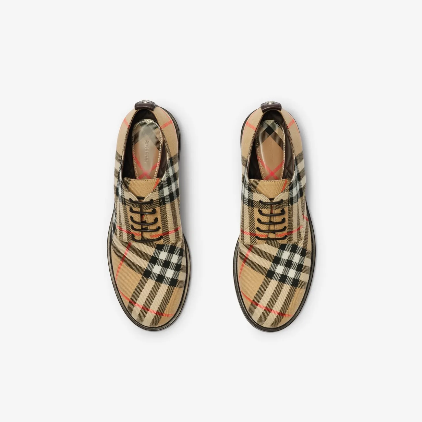 Check Pembroke Derby Shoes