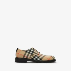 Check Pembroke Derby Shoes