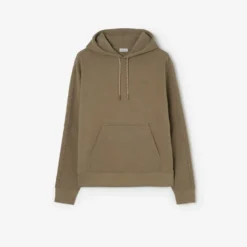 Check Piping Cotton Hoodie