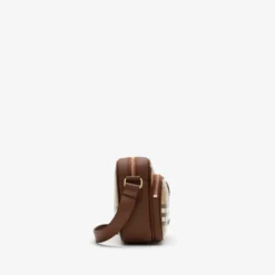 Check Pocket Crossbody Bag