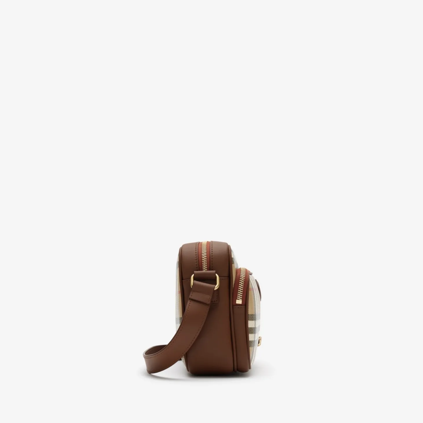 Check Pocket Crossbody Bag