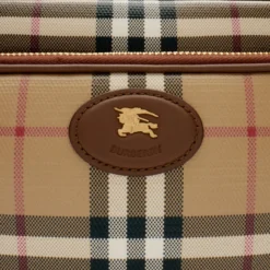Check Pocket Crossbody Bag