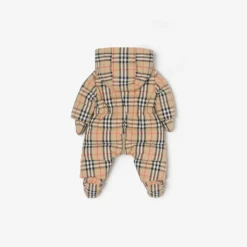 Check Puffer Suit