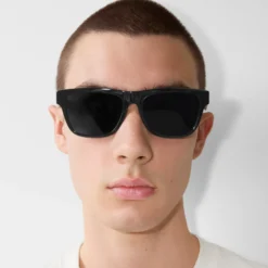 Check Rectangular Sunglasses