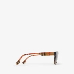 Check Rectangular Sunglasses