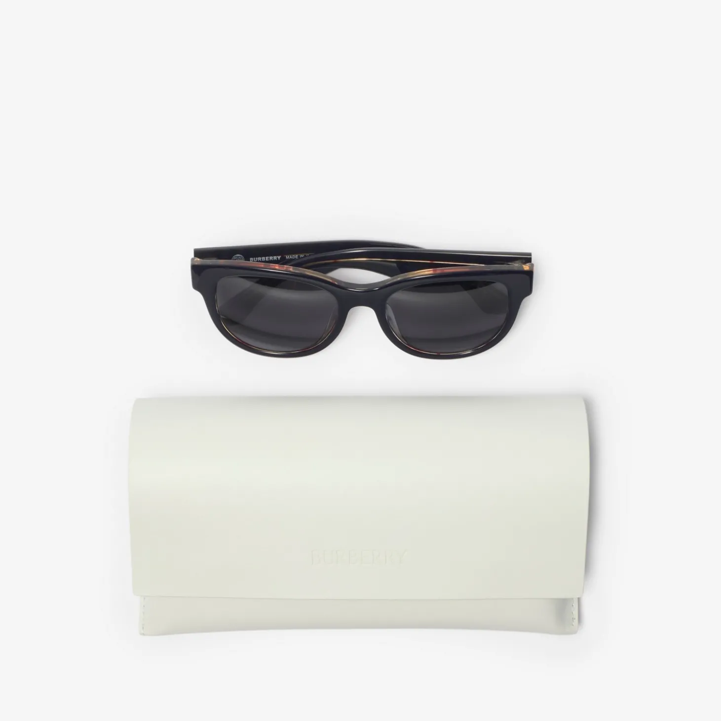 Check Round Sunglasses