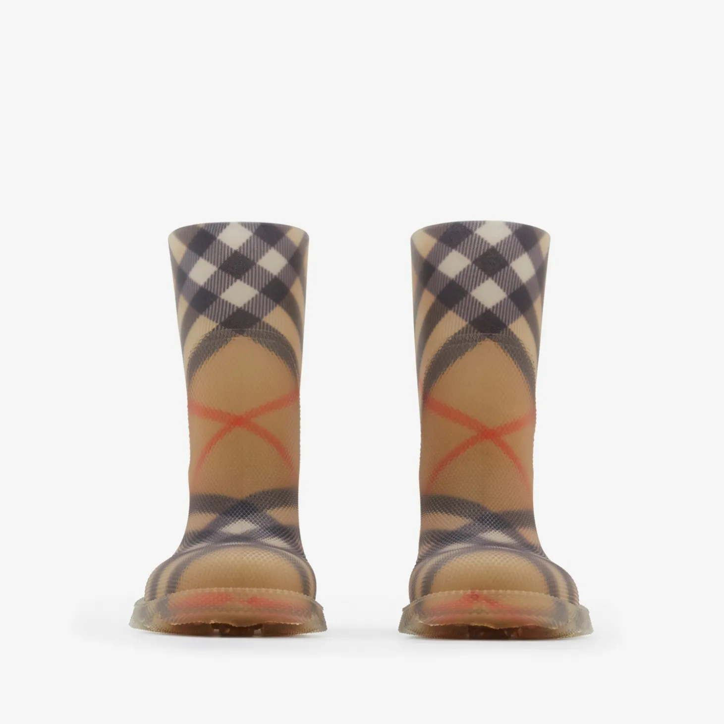 Check Rubber Marsh High Boots