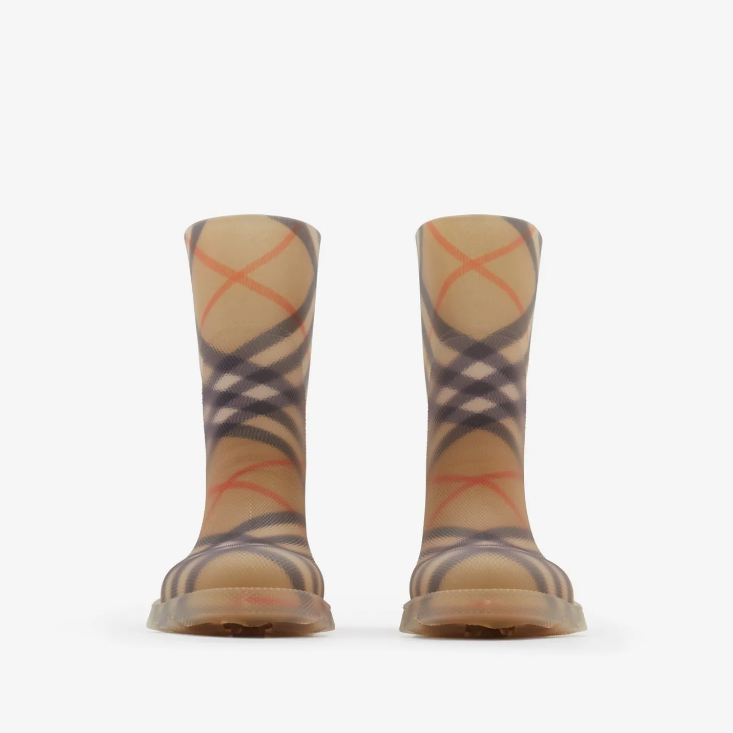 Check Rubber Marsh High Boots