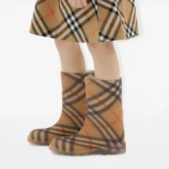 Check Rubber Marsh High Boots