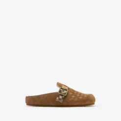 Check Shearling Urchin Clogs