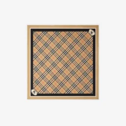 Check Silk Scarf
