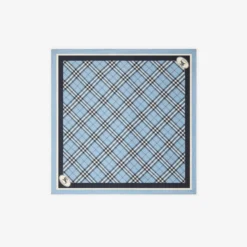 Check Silk Scarf