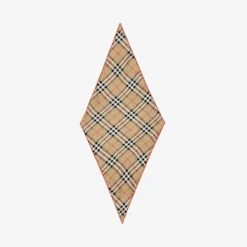 Check Silk Scarf