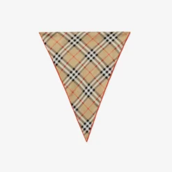 Check Silk Scarf