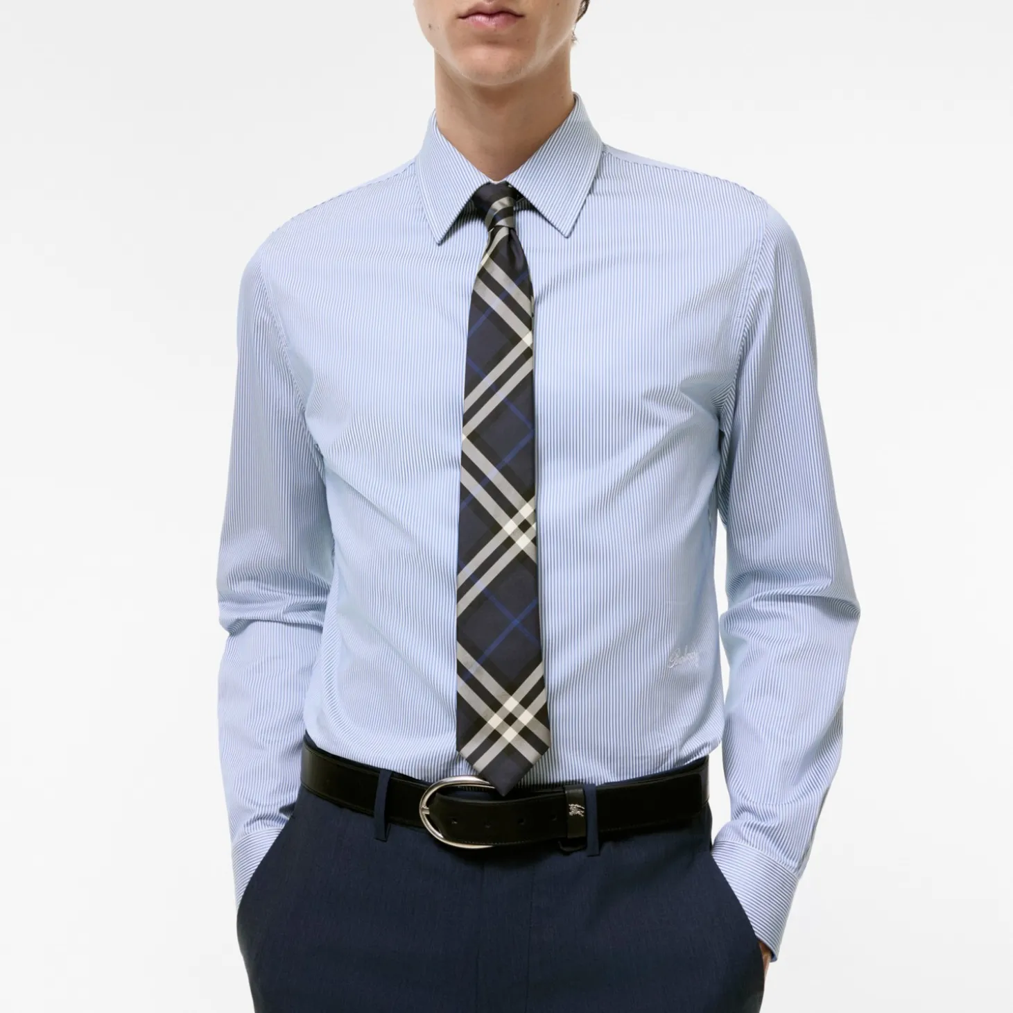 Check Silk Tie