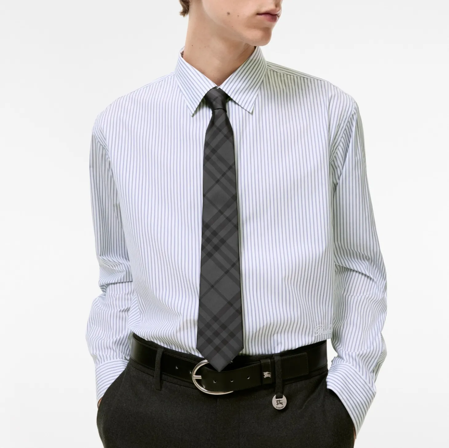 Check Silk Tie