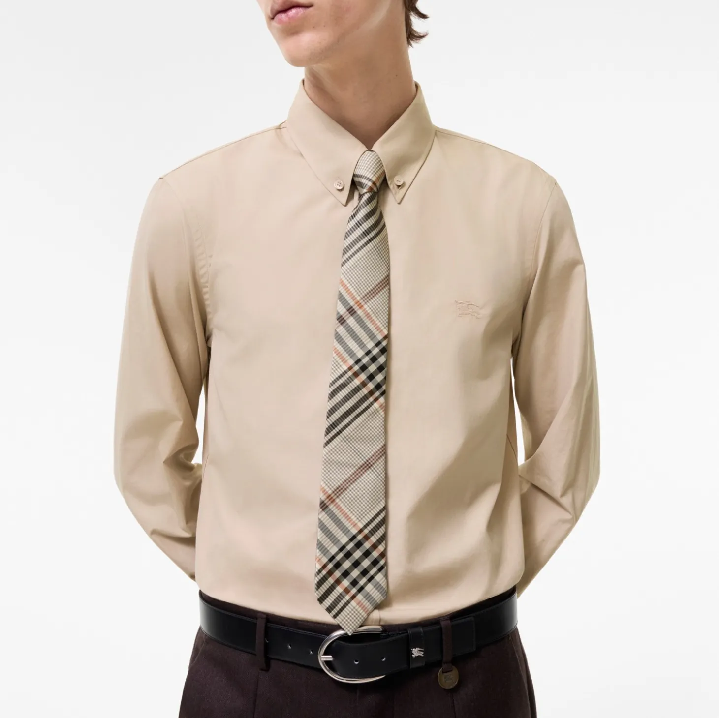 Check Silk Tie