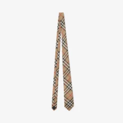 Check Silk Tie