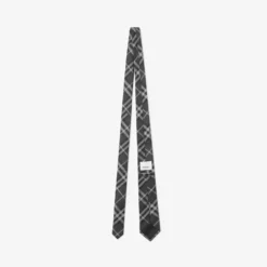 Check Silk Tie