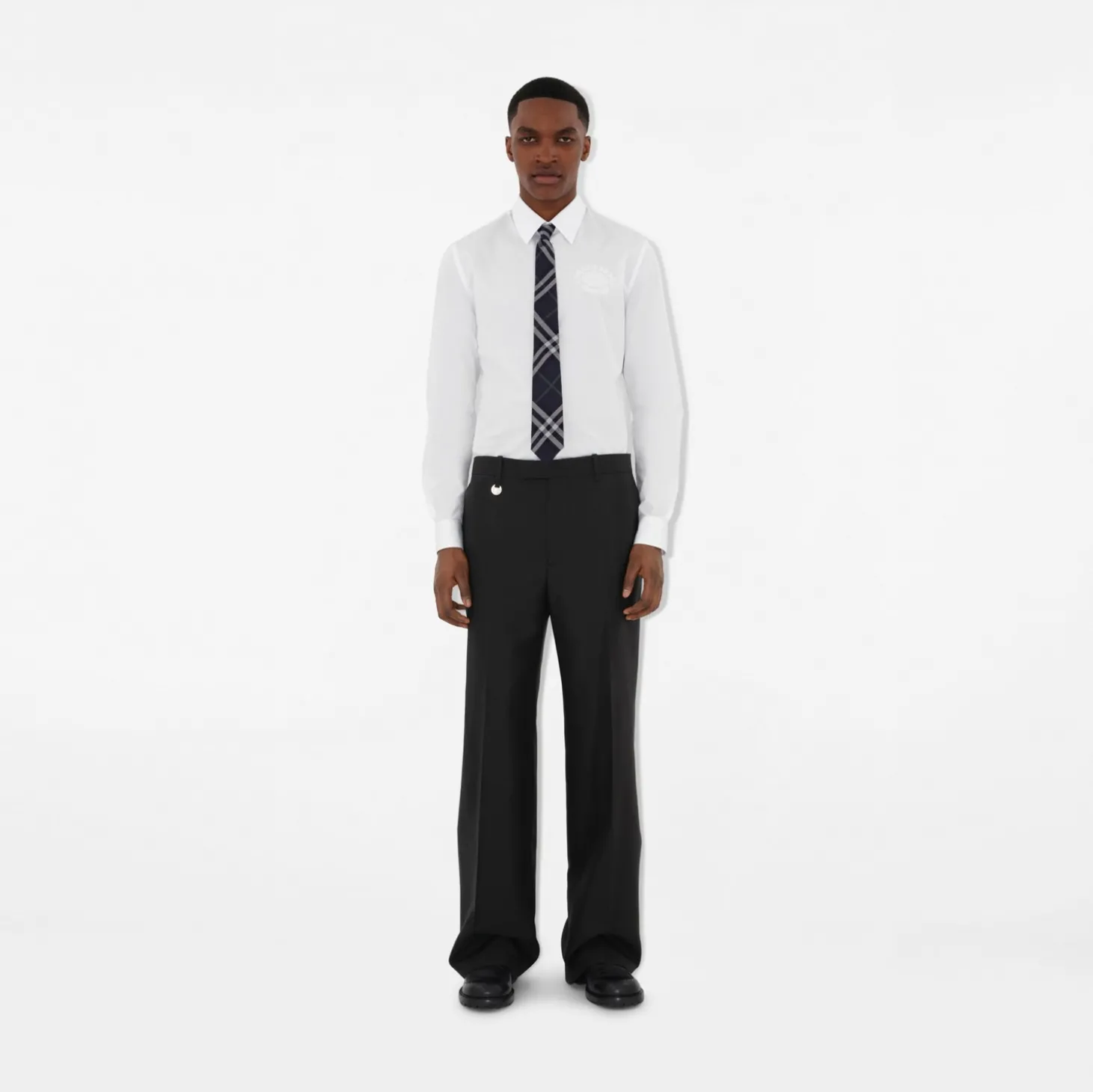 Check Silk Tie