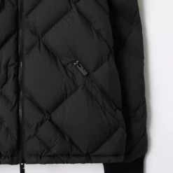 Check-stitch Nylon Doversgreen Puffer Jacket
