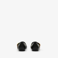 Check Strap Leather Robin Ballerinas