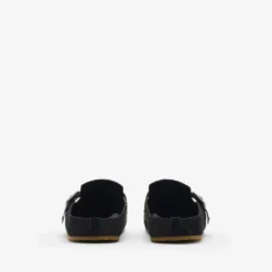 Check Suede Urchin Clogs