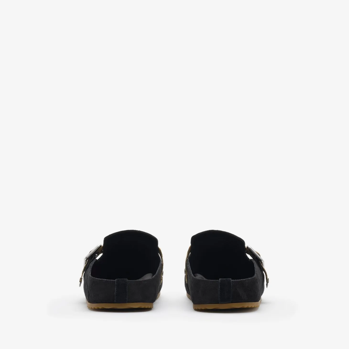 Check Suede Urchin Clogs