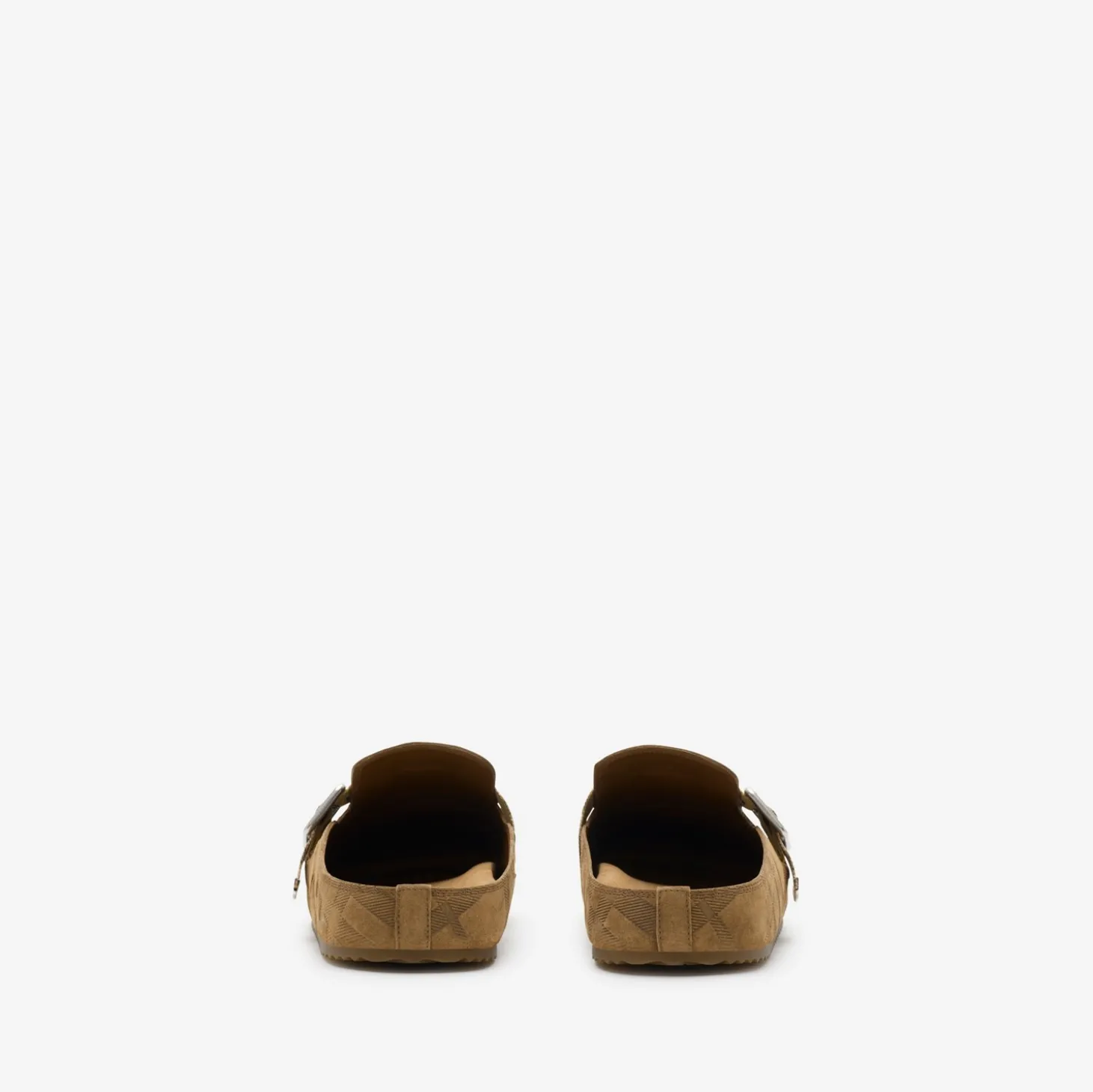 Check Suede Urchin Clogs