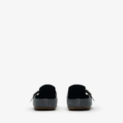 Check Suede Urchin Clogs
