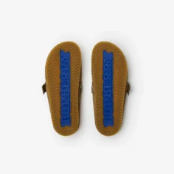Check Suede Urchin Clogs
