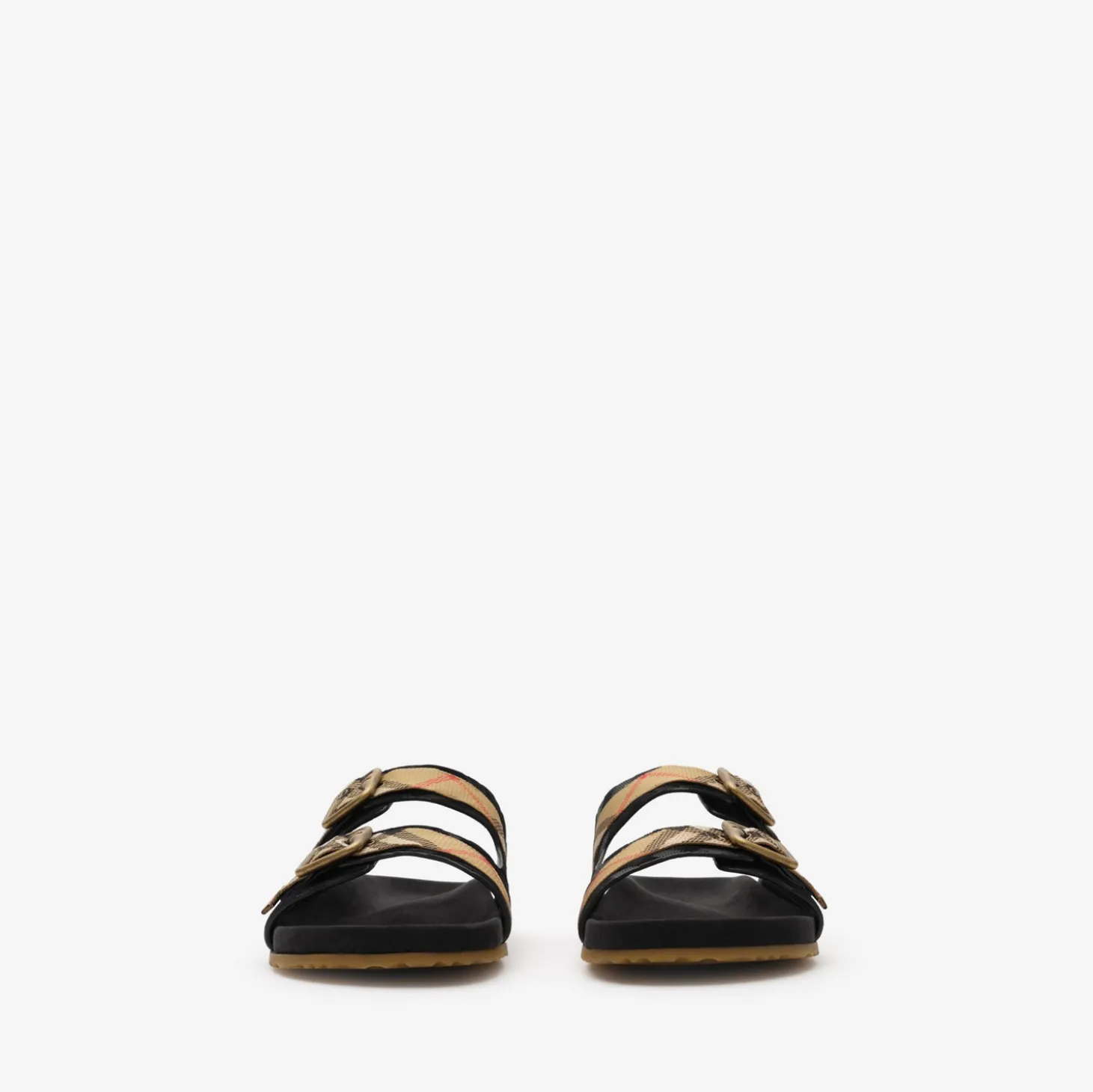Check Suede Urchin Sandals