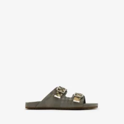 Check Suede Urchin Sandals