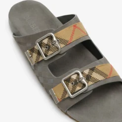 Check Suede Urchin Sandals