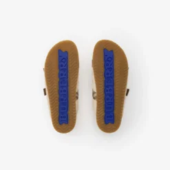 Check Suede Urchin Sandals