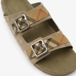 Check Suede Urchin Sandals