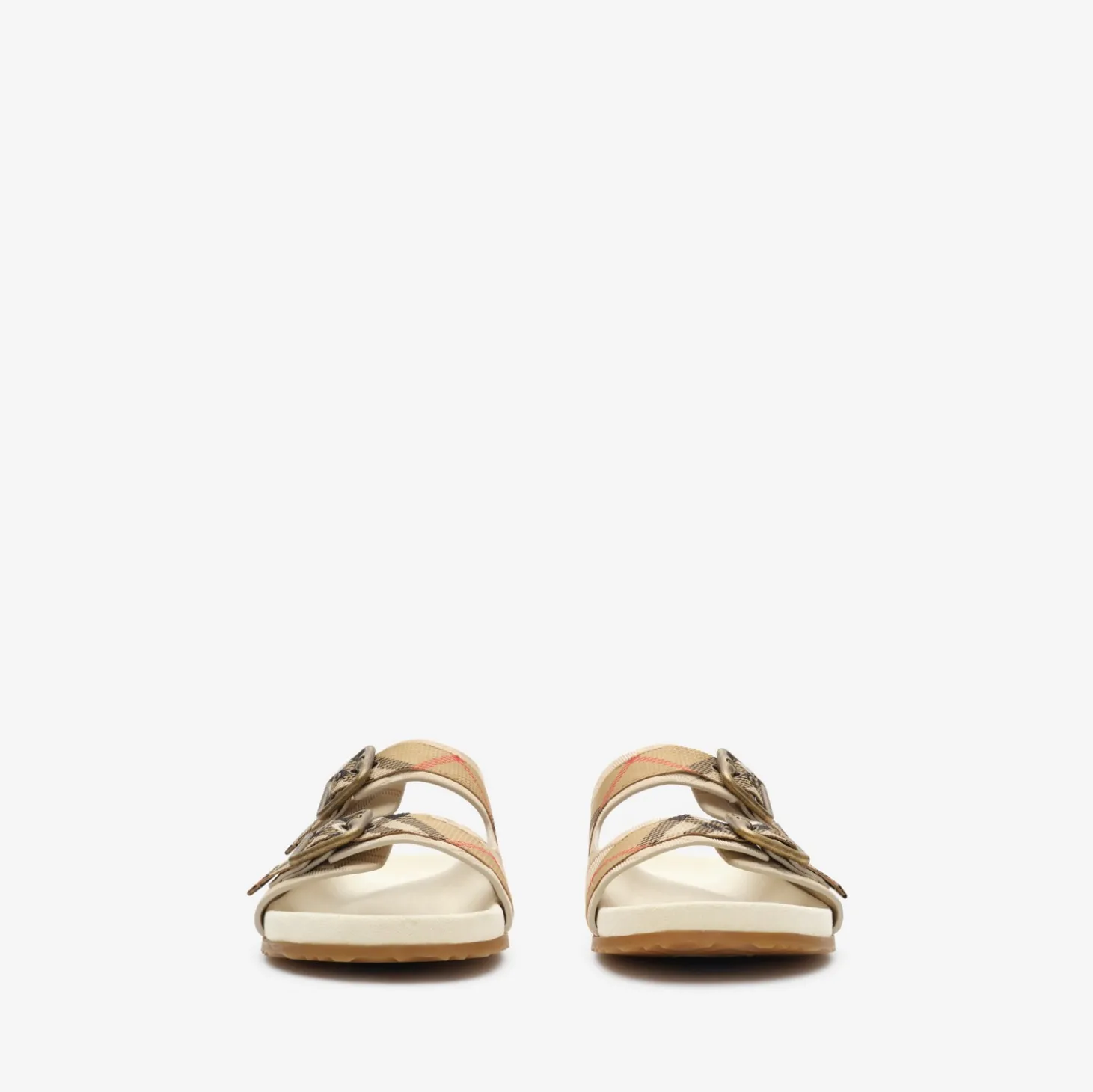 Check Suede Urchin Sandals