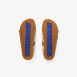 Check Suede Urchin Sandals