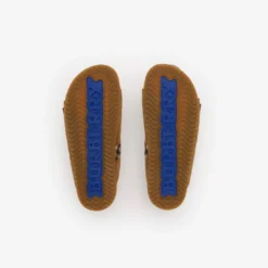 Check Suede Urchin Sandals