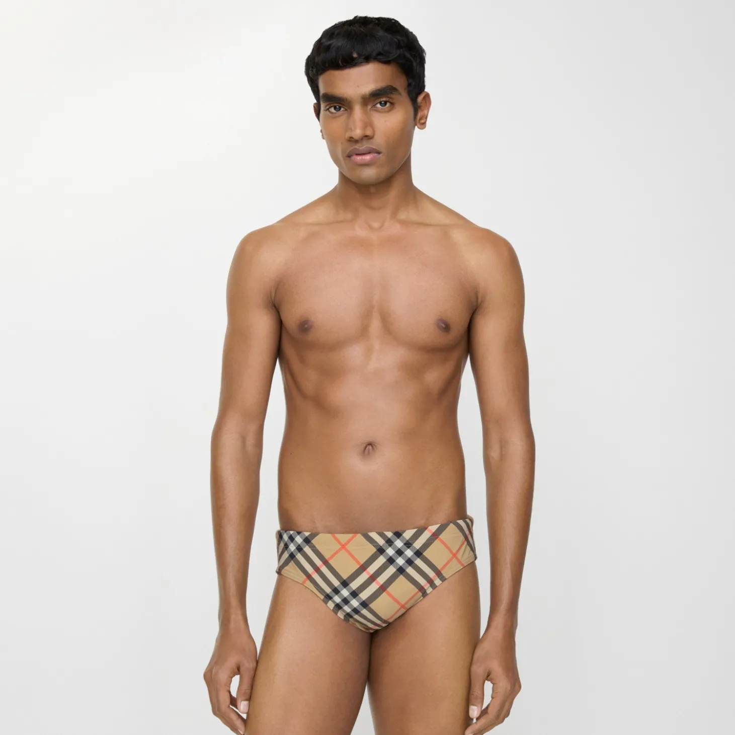 Check Swim Briefs